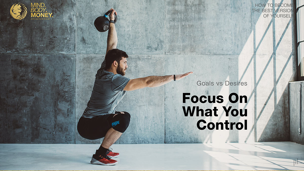 How to Become the Best Version of Yourself – Slide emphasizing the importance of focusing on controllable factors for growth.