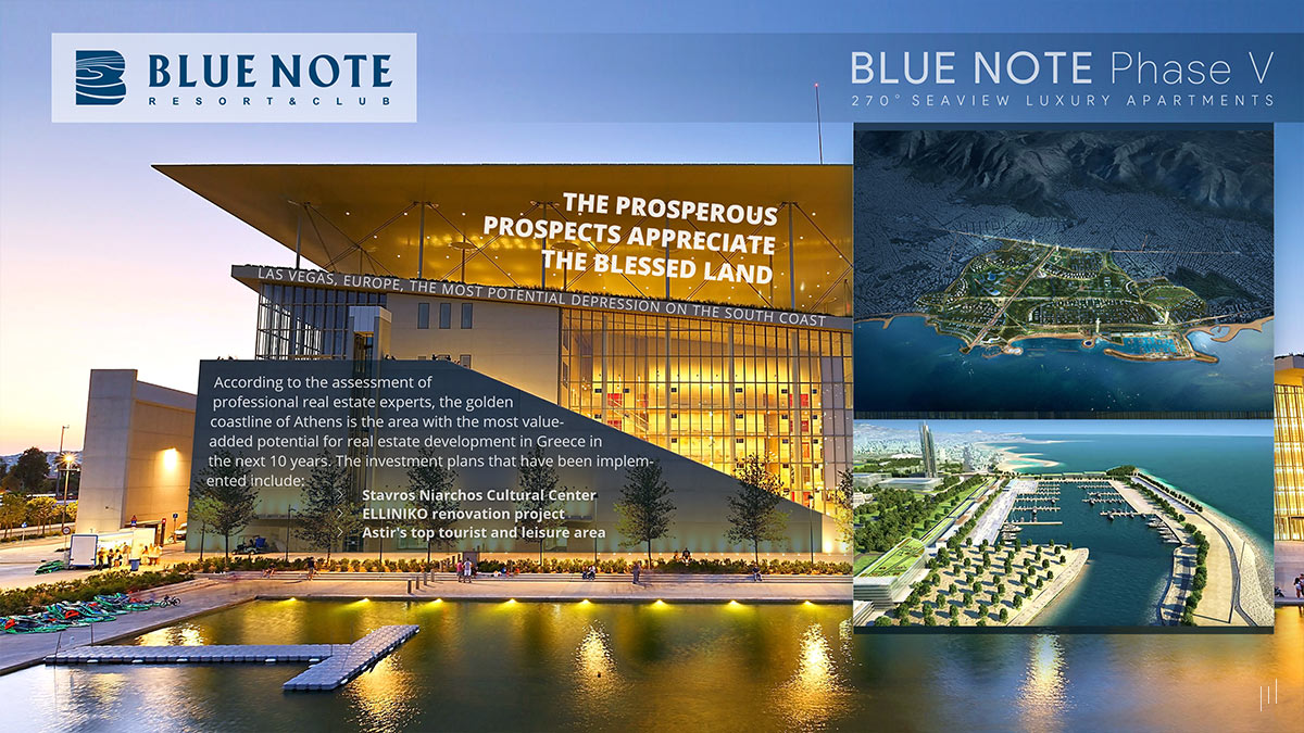 Blue Note Phase V – Slide illustrating the high demand and investment potential of the property.