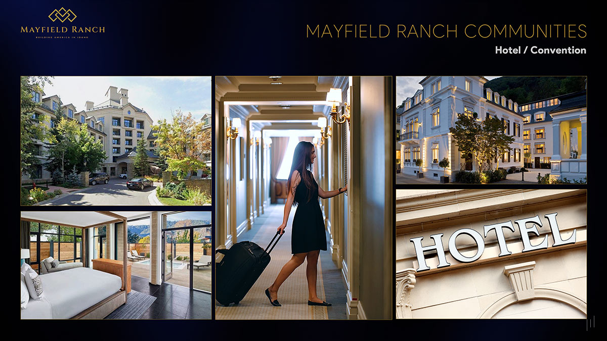 Mayfield Ranch Communities – Investor pitch deck highlighting real estate investment potential, property development strategy, and financial growth projections.