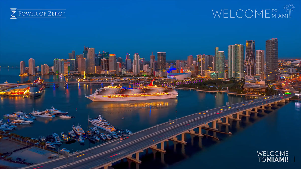 Advisor’s Summit Miami 2023 – Visually captivating slide featuring a dynamic video introduction to the Miami.