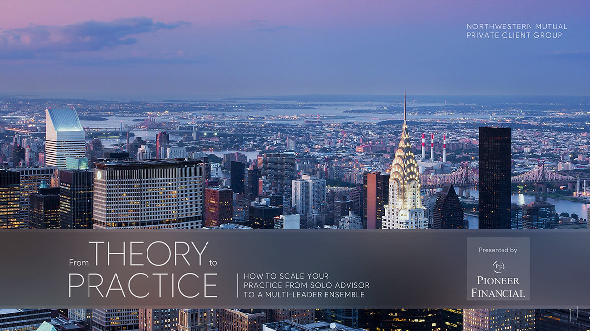 Pioneer Financial Presentation – Opening slide introducing the company’s commitment to financial planning and wealth management.