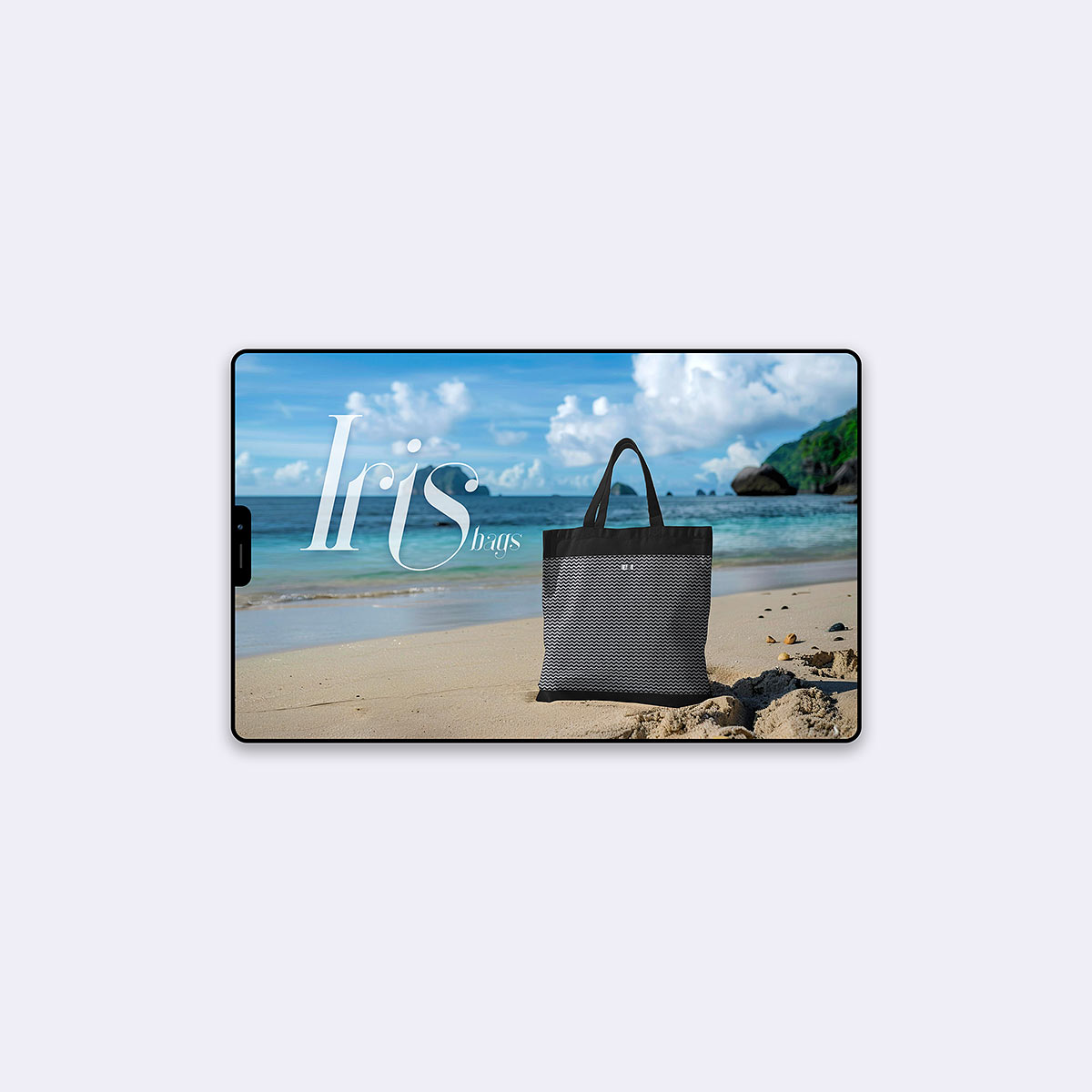 IRIS Bags – Social media showcase featuring stylish, premium bags with a focus on brand identity and audience interaction.